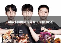 nba卡特国际拆分盘（卡特 得分）