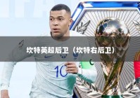 坎特英超后卫（坎特右后卫）